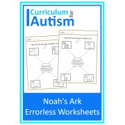 Noah's Ark Errorless Match Worksheets